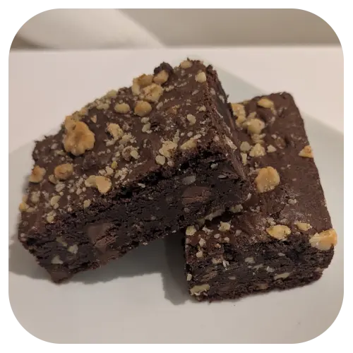 6 Walnut-Chocolate Brownies