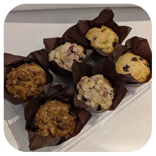 6 Muffins - Your Choices