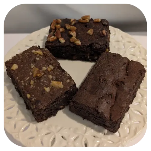 6 Brownies - Your Choices (Chocolate, Chocolate, Chocolate, Chocolate, Chocolate, Chocolate)