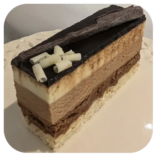 6 Tri-Chocolate Mousse